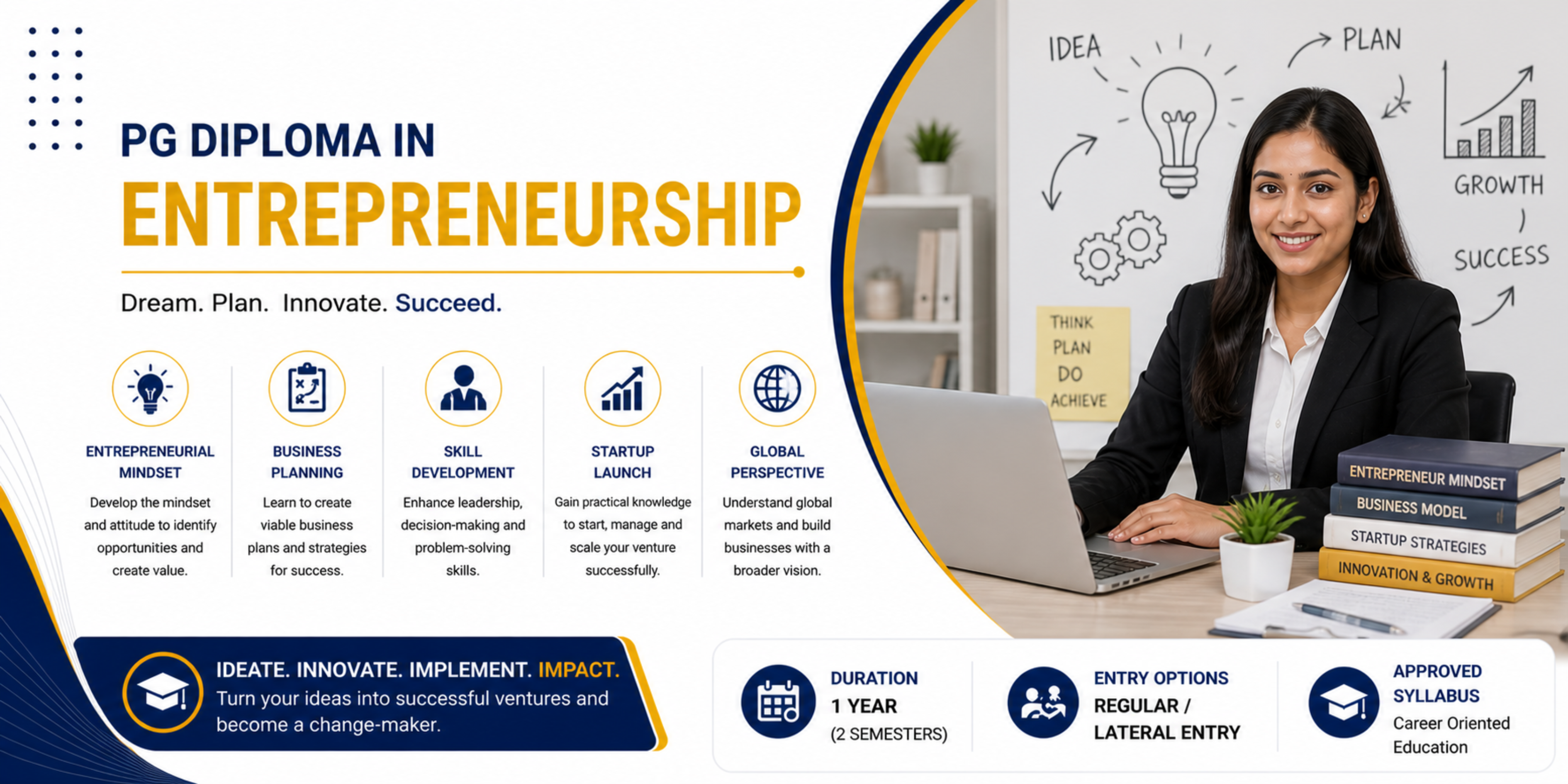 PG Diploma in Entrepreneurship Distance Education in Coimbatore
